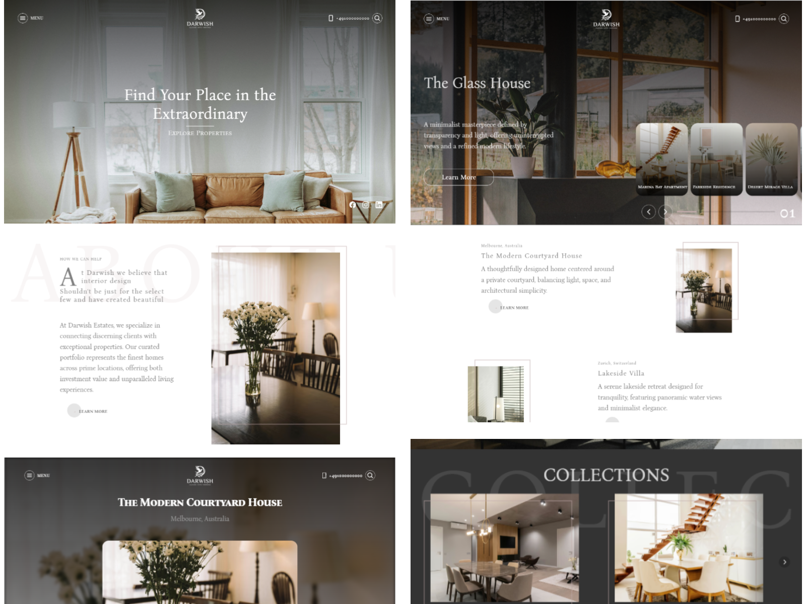 Luxury Interior Design Website Template in Framer